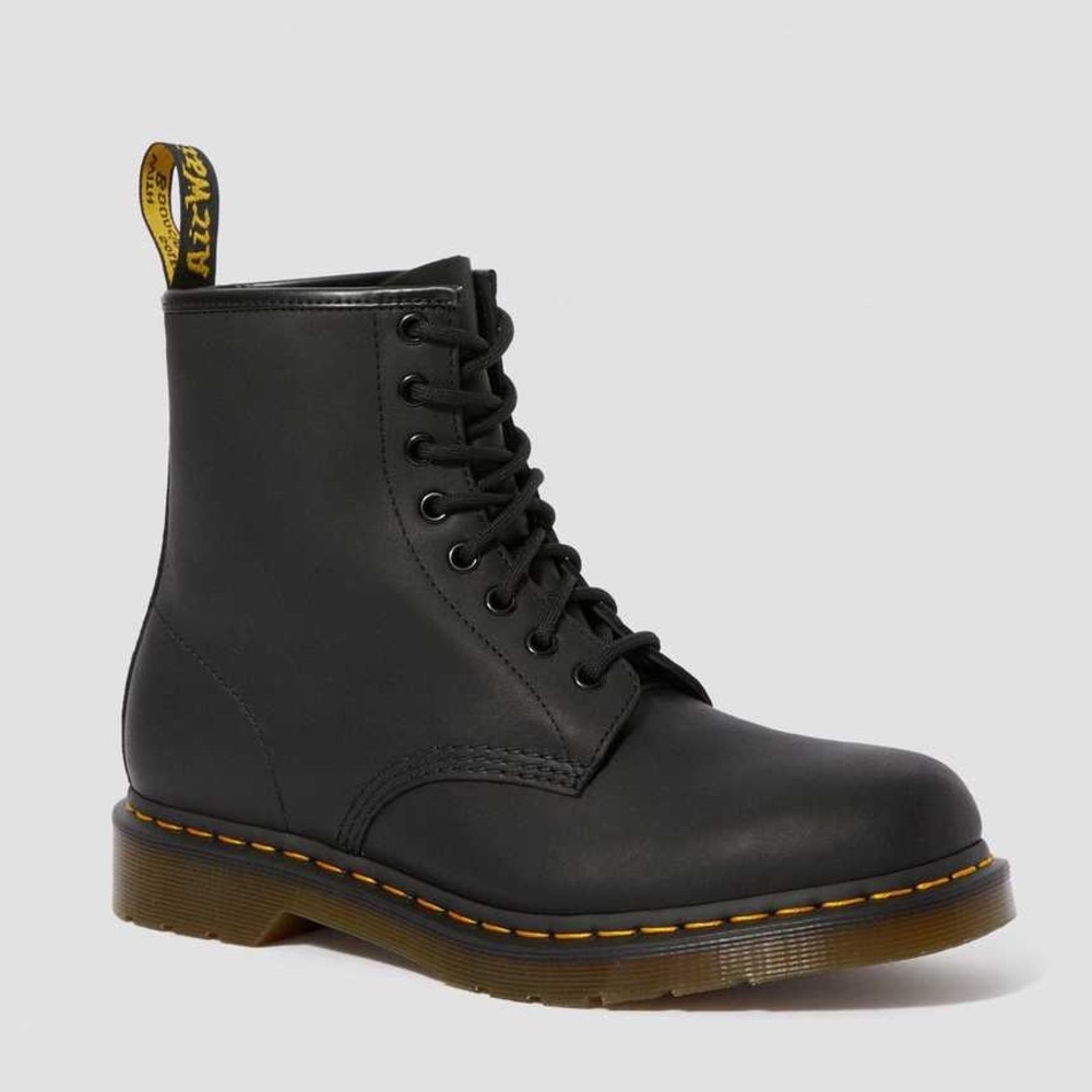 Dr. Martens 1460 Greasy Leather Lace Up Boots NEW!